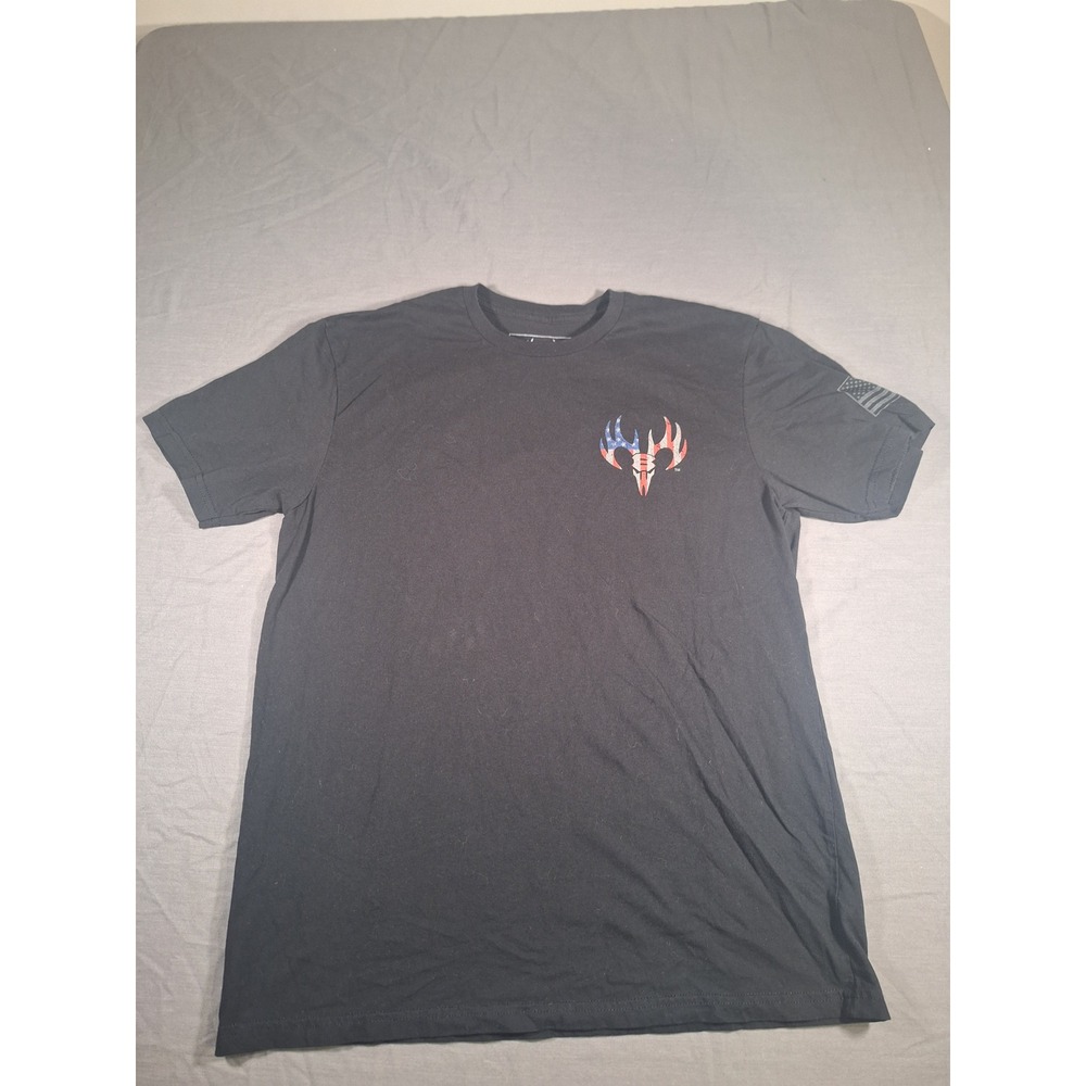 Buck Wear Patriotic American Flag Eagle Graphic T-Shirt Men's Size Large